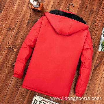 Fashionable Polyester Thick Windbreaker Outdoor Jacket